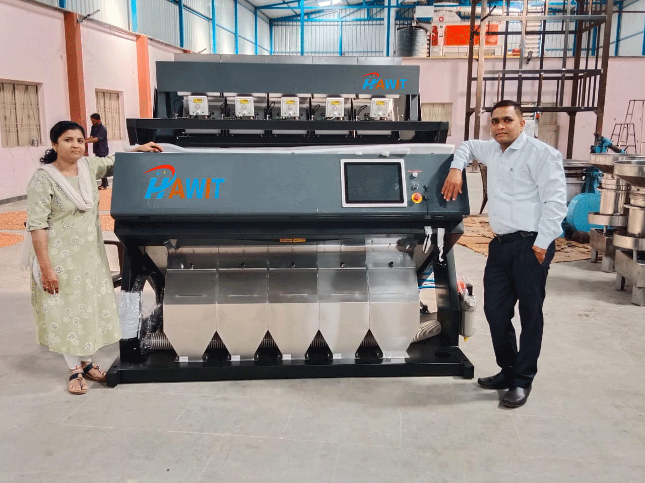 Hawit color sorter is most welcome and popular in South Asia and South America market