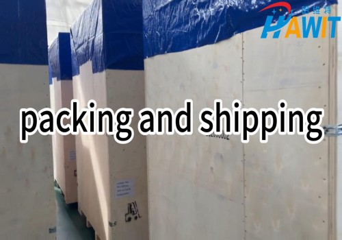 grain color sorters heading to India - packed and ready to roll.